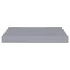 vidaXL Floating Wall Shelves 2 pcs Grey 40x23x3.8 cm MDF