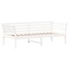 vidaXL Day Bed without Mattress White 100x200 cm Solid Wood Pine