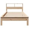 vidaXL Bookcase Bed without Mattress 90x190 cm Single Solid Wood Pine