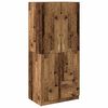 vidaXL Wardrobe Old Wood 80x52x180 cm Engineered Wood
