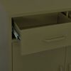 vidaXL Storage Cabinet Olive Green 80x35x101.5 cm Steel