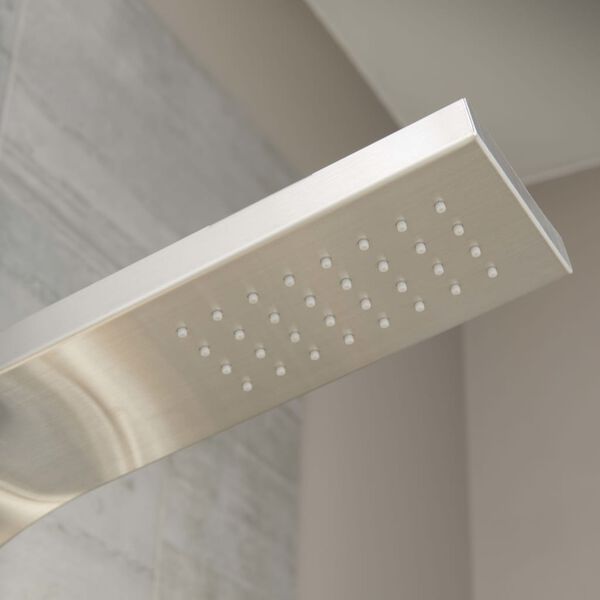 SCH&Uuml;TTE Shower Panel SANSIBAR Stainless Steel Colour