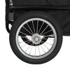 vidaXL 2-in-1 Pet Bike Trailer & Jogging Stroller Grey and Blue