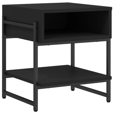 vidaXL Coffee Table Black 40x40x45 cm Engineered Wood