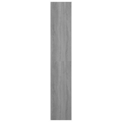 vidaXL Book Cabinet Grey Sonoma 36x30x171 cm Engineered Wood