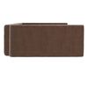 vidaXL Dog Car Boot Brown 70x45 cm Linen Look