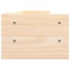 vidaXL Monitor Stand 100x24x16 cm Solid Wood Pine