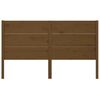 vidaXL Headboard Honey Brown 126x4x100 cm Solid Wood Pine