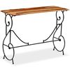 vidaXL Console Table Solid Acacia Wood 100x40x75 cm