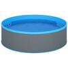 vidaXL Splasher Pool with Hanging Skimmer and Pump 350x90 cm Grey
