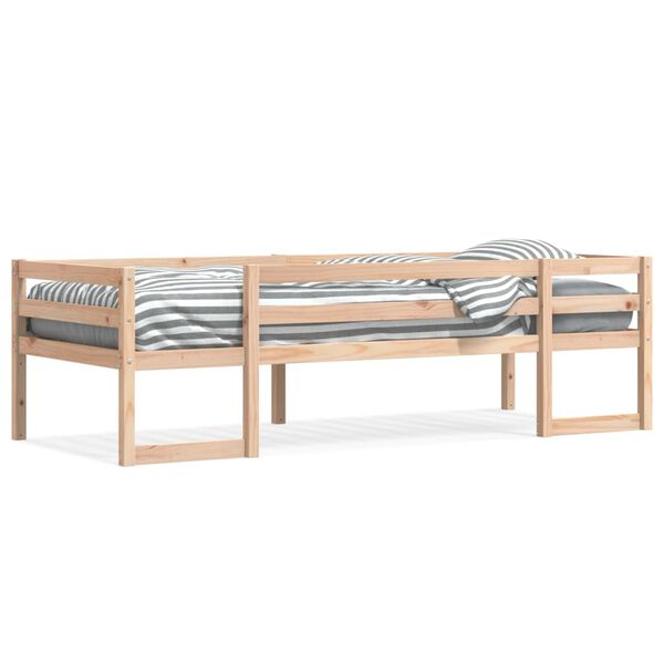 vidaXL Kids' Bed Frame without Mattress 90x190 cm Single Solid Wood Pine
