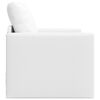 vidaXL Folding Sofa Bed White 74 x 77 x 81 cm PVC