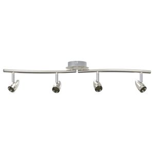 vidaXL Ceiling Spotlight Nickel 61 x 10 x 12.5 cm Metal
