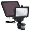 vidaXL Solar Spotlight | Black | Plastic | Water-resistant materials