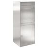 vidaXL Parcel Drop Box Silver 47.5 x 38 x 59 cm Stainless Steel