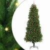 vidaXL Christmas Tree with 300 LEDs with Stand Green 240 cm PE