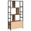 vidaXL Bookshelf Old wood 80 x 30 x 155.5 cm Engineered Wood