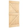 vidaXL Door NARVIK Natural 95 x 210 cm Solid Pine Wood