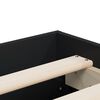 vidaXL Bed Frame with Drawers without Mattress Black 160x200 cm