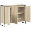vidaXL Side Cabinet Sonoma 96.5 x 30 x 75 cm Engineered Wood