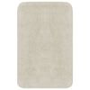 vidaXL Bathroom Mat Set 2 Pieces Fabric White