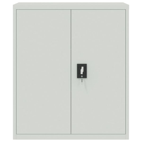 vidaXL File Cabinet Light Grey 90x40x105 cm Steel