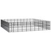 vidaXL Dog Kennel | Black | Powder-coated steel | Large | Durable | Dog Kennel