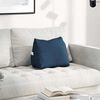 vidaXL Back Pillow Blue 45 x 20 x 35 cm Fabric