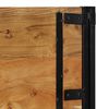 vidaXL Headboard 100 cm Solid Wood Acacia and Iron