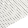 vidaXL Garden Fence Double-Sided White 1.8x5 m PVC