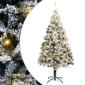 vidaXL Artificial Christmas Tree White 180 cm