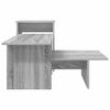 vidaXL Console Table Grey Sonoma 80 x 50 x 225 cm Engineered Wood