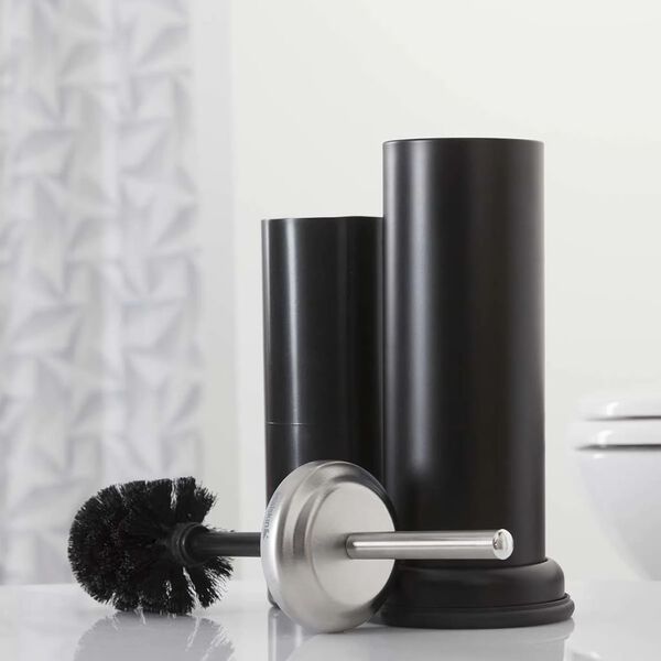 Sealskin Toilet Brush and Holder Acero Black 361730519