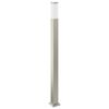 vidaXL Bollard Light with Sensor&Outlet 110 cm Stainless Steel IP44