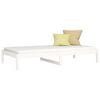 vidaXL Day Bed without Mattress White 80x200 cm Solid Wood Pine