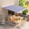vidaXL Awning Top Sunshade Canvas Blue & White 500x300 cm