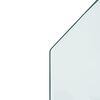 vidaXL Fireplace Glass Plate Hexagon 120x50 cm