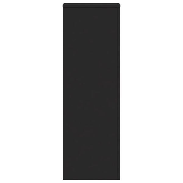 vidaXL Plant Stand Black 33x33x100 cm Engineered Wood