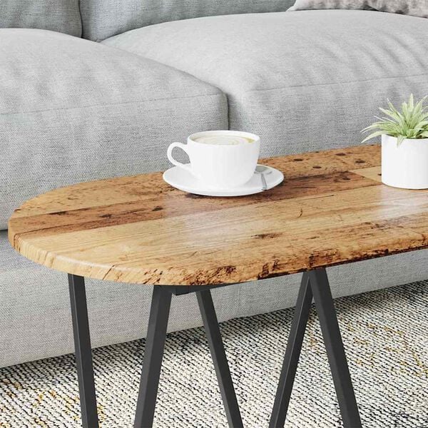 vidaXL Coffee Table Old wood 80 x 40 x 40.5 cm
