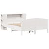 vidaXL Bookcase Bed without Mattress White 135x190cm Solid Wood Pine
