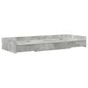 vidaXL Bed Frame with Drawer Concrete Grey 80 x 200 cm Engineered Wood