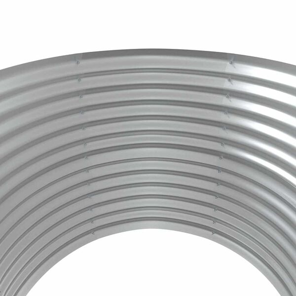 vidaXL Garden Raised Bed Galvanised Steel 100x100x68 cm Brown