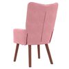 vidaXL Armchair Pink 63 x 67 x 94 cm Velvet