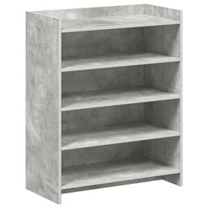vidaXL Shoe Cabinet Concrete Grey 73.5 x 36 x 92 cm Engineered Wood