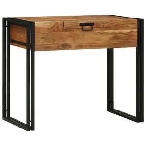 vidaXL Bedroom Dressing Tables Brown 90 x 50 x 75 cm Solid Acacia wood
