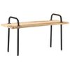 vidaXL Bench 110 cm Rough Mango Wood