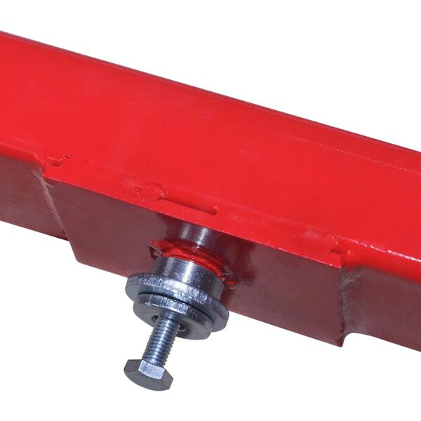 vidaXL Cross Beam Adapter 2 Ton Red