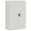 vidaXL Office Cabinet 90x40x140 cm Steel Grey