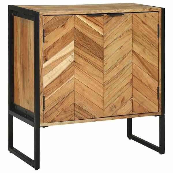 vidaXL Sideboard Brown 70 x 35 x 75 cm Solid Acacia wood