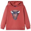 Kids'Hooded Sweatshirt Burnt Red 116